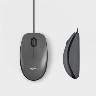 Logitech M100 Optical - Fekete PC