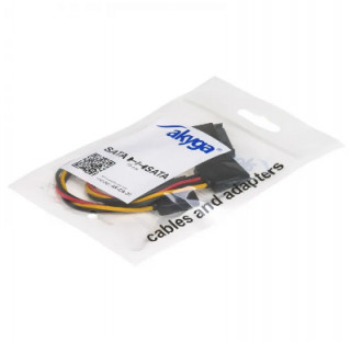 Akyga AK-CA-31 SATA Power -> 2db SATA Power M/F adapter 0.15m PC