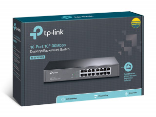 TP-Link TL-SF1016DS 16-Port 10/100 Mbps Switch PC