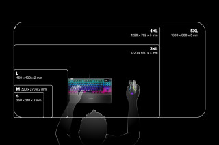 Steelseries QcK Játékhoz alkalmas egérpad Fekete (63843) PC