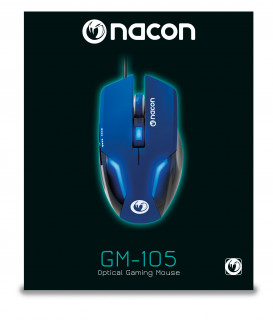 NACON PC Gaming Egér GM-105 Kék PC