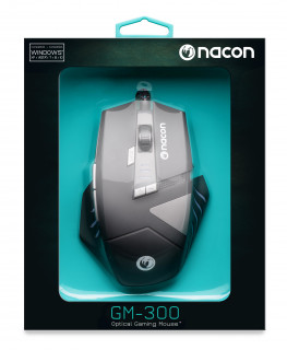 NACON PC Gaming Egér GM-300 Fekete PC