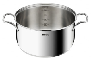 Tefal B8644674 Intuition 24cm rozsdamentes acél lábas és fedő szett Otthon