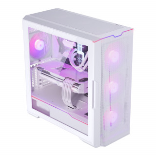 PHANTEKS Eclipse G500A D-RGB ATX Edzett üveg Fehér PC