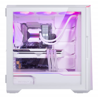 PHANTEKS Eclipse G500A D-RGB ATX Edzett üveg Fehér PC