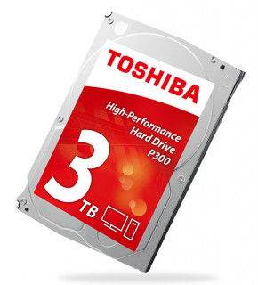 Toshiba P300 3.5 3TB 7200rpm 64MB SATA3 (HDWD130UZSVA) PC