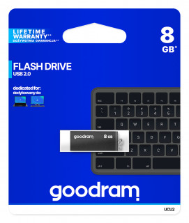 GOODRAM 8GB USB2.0 UCU2 Fekete (UCU2-0080K0R11) Flash Drive PC