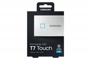 Samsung T7 Touch external Silver , USB 3.2, 1TB PC