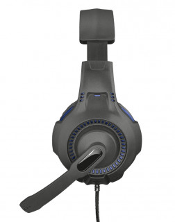 Trust GXT 307B Ravu Gaming Headset for PS4 Fejpánt Fekete, Kék 3,5 mm-es csatlakozó PC