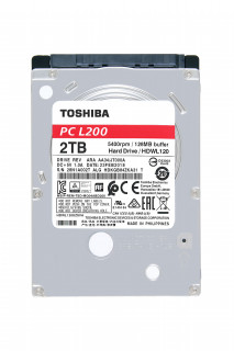 Toshiba L200 2TB [2.5"/128MB/5400/SATA3] PC