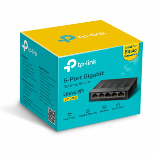 TP-Link LS1005G LiteWave 5-Port Gigabit Desktop Switch PC