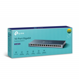 TP-Link TL-SG116 16port 10/100/1000Mbps LAN menedzselhető asztali switch PC