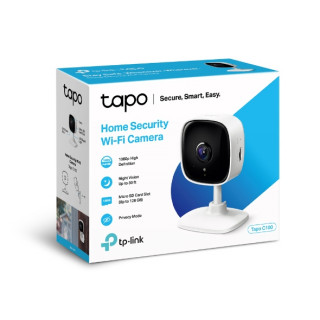 TP-LINK Wireless Kamera Cloud beltéri éjjellátó, Tapo C100 Otthon