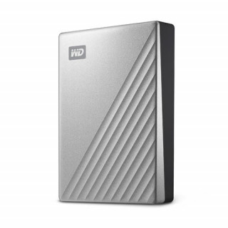 External HDD WD My Passport Ultra 2.5' 4TB USB3.1 Silver Worldwide PC