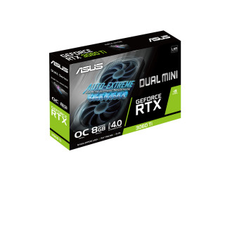 ASUS DUAL-RTX3060TI-O8G-MINI-V2 videókártya NVIDIA GeForce RTX 3060 Ti 8 GB GDDR6 PC