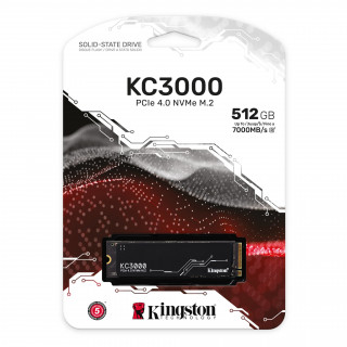 Kingston Technology KC3000 M.2 512 GB PCI Express 4.0 3D TLC NVMe PC