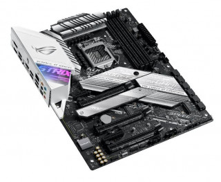 Asus Alaplap - Intel ROG STIRX Z490-A GAMING s1200 (Z490, 4xDDR4 4800MHz, 6xSATA3, 2xM.2, RAID, 6xUSB2.0, 9xUSB3.2) PC