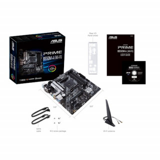 ASUS PRIME B550M-A (WI-FI) AMD B550 SocketAM4 mATX alaplap PC