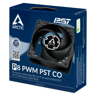 Arctic P8 PWM PST CO (Black/Black) PC