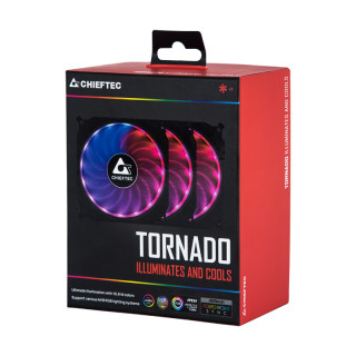 Chieftec Tornado 3x12cm Fan + Controller PC