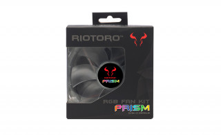 RIOTORO Cross-X Lightning RGB System Fan (2x12cm) + Controller Kit PC