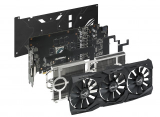 ASUS ROG-STRIX-RX580-O8G-GAMING AMD 8GB GDDR5 256bit PCI-E videokártya PC