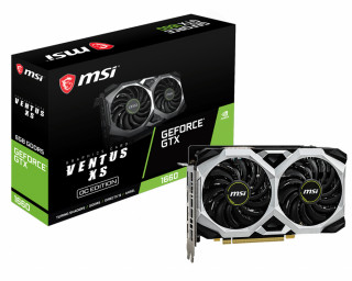 MSI GeForce GTX 1660 VENTUS XS 6G OC videokártya PC