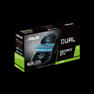 ASUS DUAL-GTX1660-6G-EVO nVidia 6GB GDDR5 192bit PCIe videókártya PC