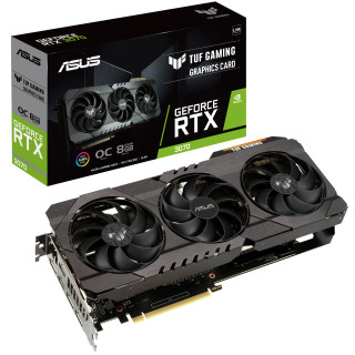 ASUS TUF-RTX3070-O8G-GAMING nVidia 8GB GDDR6 256bit PCIe videókártya PC