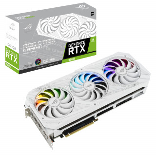 ASUS ROG-STRIX-RTX3080-O10G-WHITE-V2 nVidia 10GB GDDR6X 320bit PCIe videokártya PC