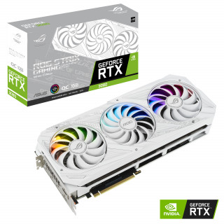 ASUS ROG-STRIX-RTX3080-O10G-WHITE-V2 nVidia 10GB GDDR6X 320bit PCIe videokártya PC