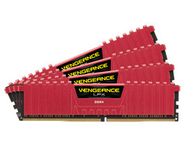 Corsair DDR4 2666 8GB Vengeance LPX CL16 Piros (CMK8GX4M1A2666C16R) PC