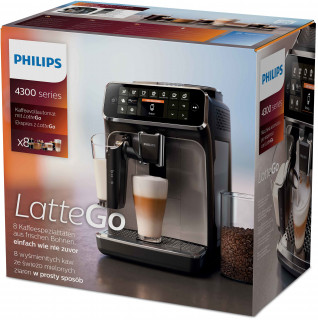 Philips LatteGo 4300 Series Automata Eszpresszógép (EP4346/70) Otthon