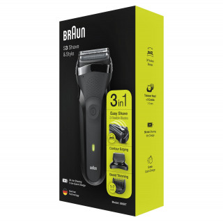 Braun 300BT Razor Borotva - Fekete Otthon