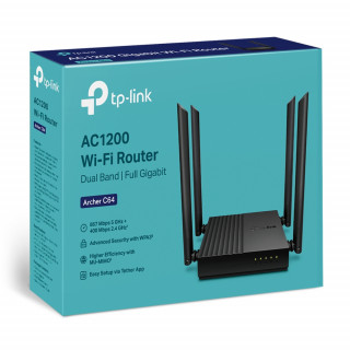 TP-Link Archer C64 AC1200 Wireless MU-MIMO WiFi Router PC