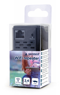 Gembird Wifi Repeater 300Mbps Fekete PC