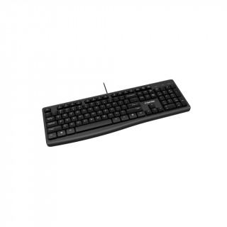 Canyon Keyboard KB-50 EN/RU Slim Wired Black (CNE-CKEY5-RU) PC