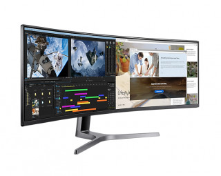 SAMSUNG 49' DQHD VA 32:9 4ms monitor (LC49RG90SSPXEN) PC