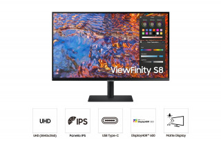 SAMSUNG 32" 4K UHD IPS 16:9 5ms monitor (LS32B800PXUXEN) PC