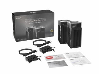 Asus ZenWiFi Pro XT12 (2-Pack) Router (XT12 2-PK BLACK) PC