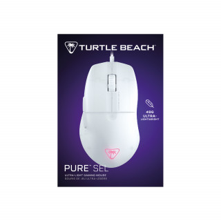 Turtle Beach Pure SEL gaming egér - 8.000 DPI - Fehér (TBM-1001-15) PC