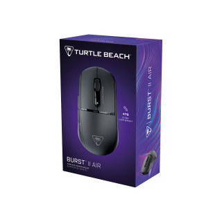 Turtle Beach Burst II Air vezeték nélküli gaming egér - 26.000 DPI, 2,4 GHz - Fekete (TBM-2101-05) PC