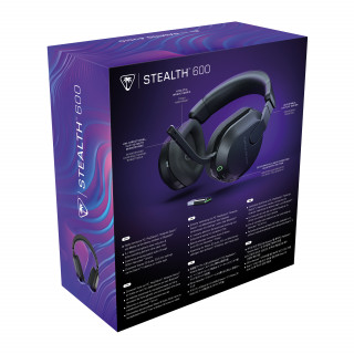 Turtle Beach STEALTH 600 GEN3 gaming fejhallgató - Fekete (TBS-5103-05) PC