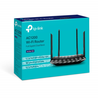 TP-Link Archer C6 C1200 MU-MIMO Vezeték nélküli Gigabit router PC