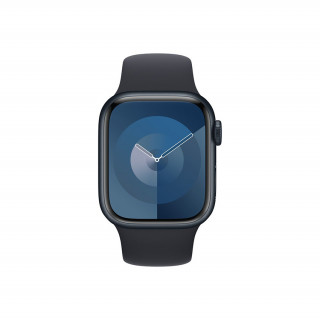 Apple Watch Series 9 GPS – 41 mm-es éjfekete alumíniumtok, éjfekete sportszíj - M/L Mobil