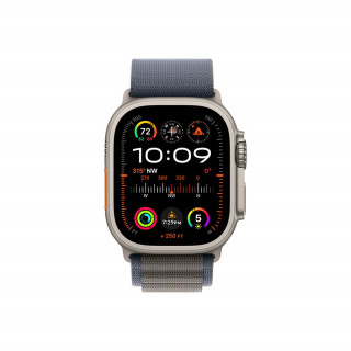 Apple Watch Ultra 2 GPS + Cellular – 49 mm-es titántok, kék alpesi pánt - L Mobil