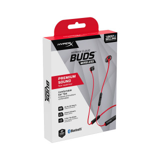 HyperX Cloud Buds vezeték nélküli fülhallgató (piros-fekete) (4P5H7AA) Mobil