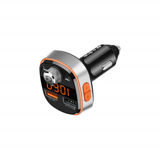 S-Link FM Transmitter - SL-BT235 Rainbow Bluetooth (BT5.0; Dual USB, 3A USB gyorstöltő, RGB) Mobil