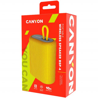 Canyon Bluetooth speaker BSP-4 5W - Sárga (CNE-CBTSP4Y) PC