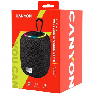 Canyon Bluetooth speaker BSP-8 10W - Fekete (CNE-CBTSP8B) PC